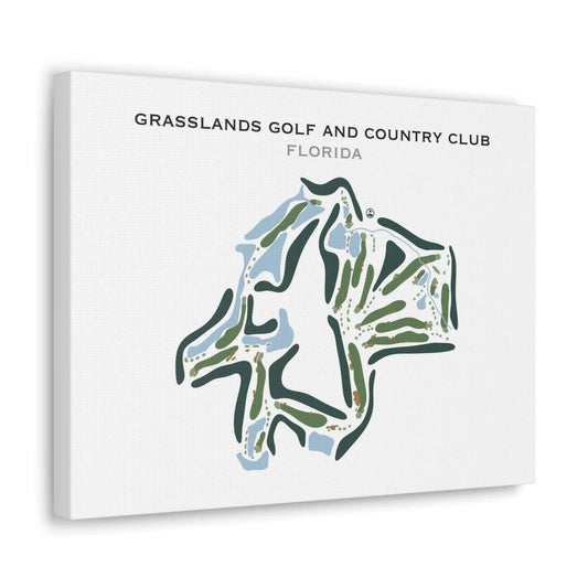 Grasslands Golf & Country Club, Florida - Printed Golf Course