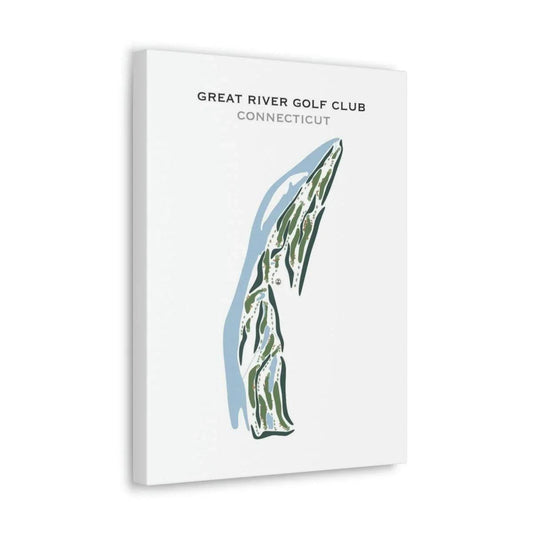 Great River Golf Club, Connecticut - Printed Golf Courses