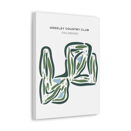 Greeley Country Club, Colorado - Printed Golf Courses