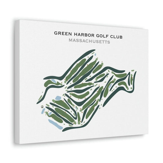 Green Harbor Golf Club, Massachusetts - Printed Golf Courses