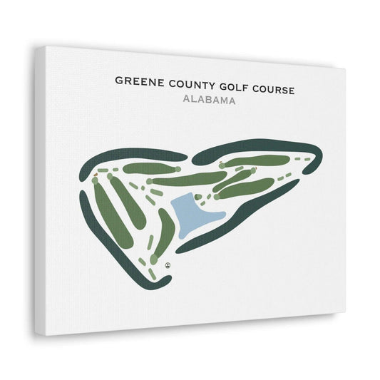 Greene County Golf Course, Alabama - Printed Golf Courses