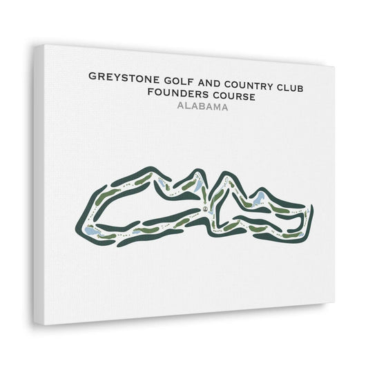 Greystone Golf & Country Club - Founders Course, Alabama - Printed Golf Course
