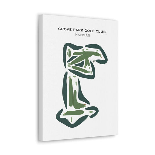 Grove Park Golf Club, Kansas - Printed Golf Courses