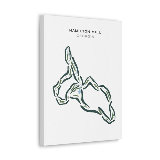 Hamilton Mill, Georgia - Printed Golf Courses