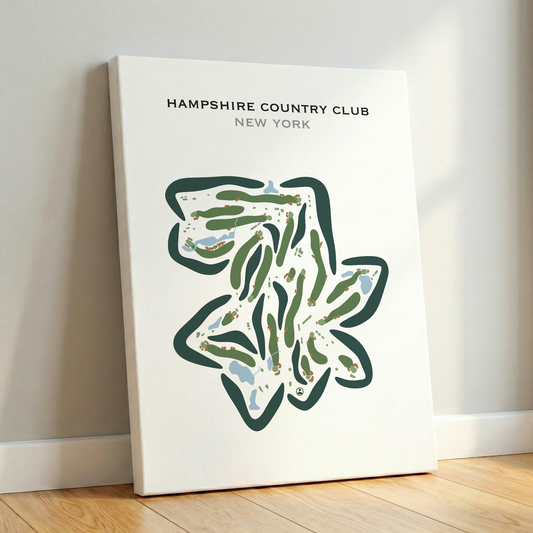 Hampshire Country Club, New York - Printed Golf Courses
