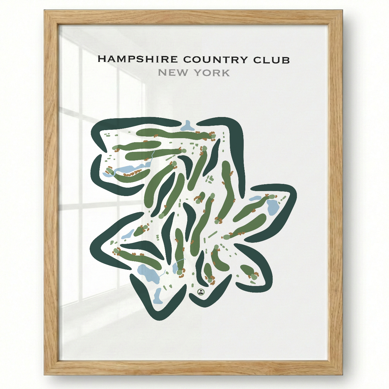 Hampshire Country Club, New York - Printed Golf Courses