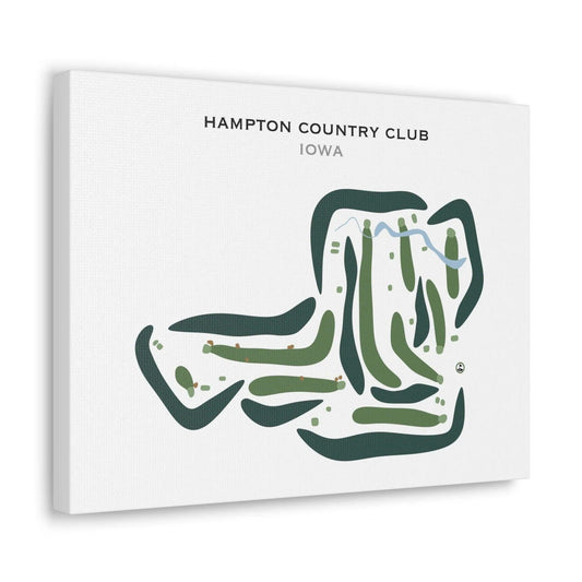Hampton Country Club, Iowa - Printed Golf Courses