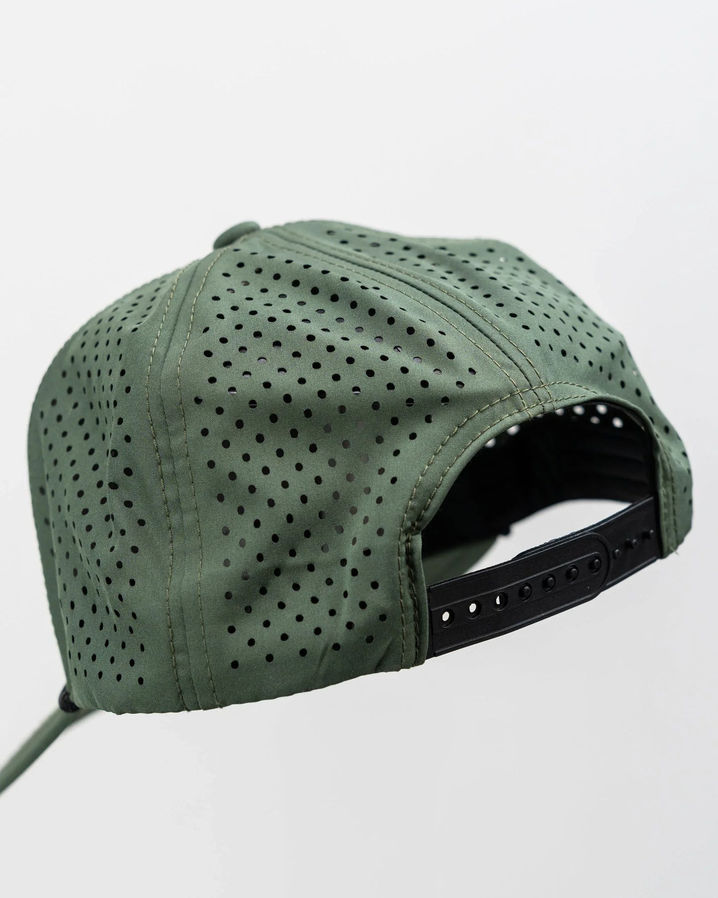 Perforated Rope Hat - Olive - GOLF LEAGUE