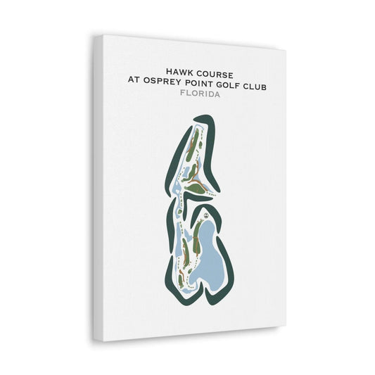 Hawk Course at Osprey Point Golf Club, Florida - Printed Golf Courses