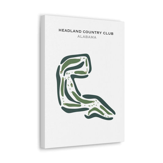 Headland Country Club, Alabama - Printed Golf Courses