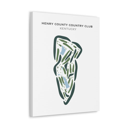 Henry County Country Club, Kentucky - Printed Golf Courses