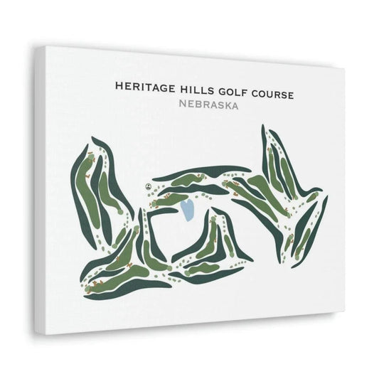 Heritage Hills Golf Course, Nebraska - Printed Golf Courses