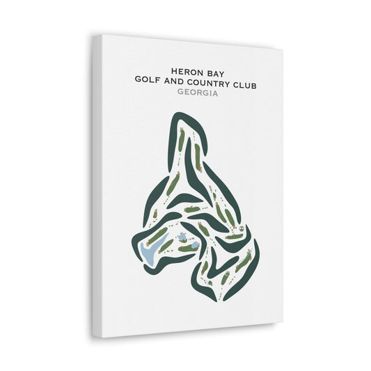 Heron Bay Golf & Country Club, Georgia - Printed Golf Courses