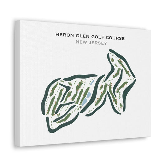 Heron Glen Golf Course, New Jersey - Printed Golf Courses