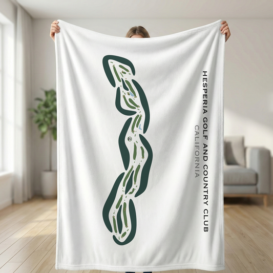 Hesperia Golf & Country Club, California - Printed Golf Courses
