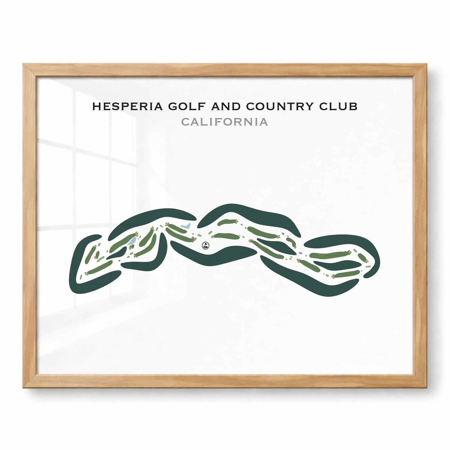 Hesperia Golf & Country Club, California - Printed Golf Courses