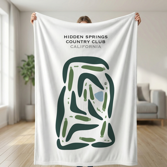 Hidden Springs Country Club, California - Printed Golf Courses