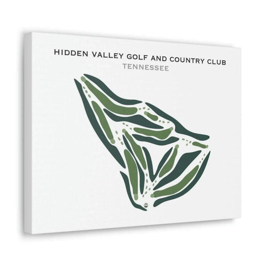 Hidden Valley Golf & Country Club, Tennessee - Printed Golf Courses