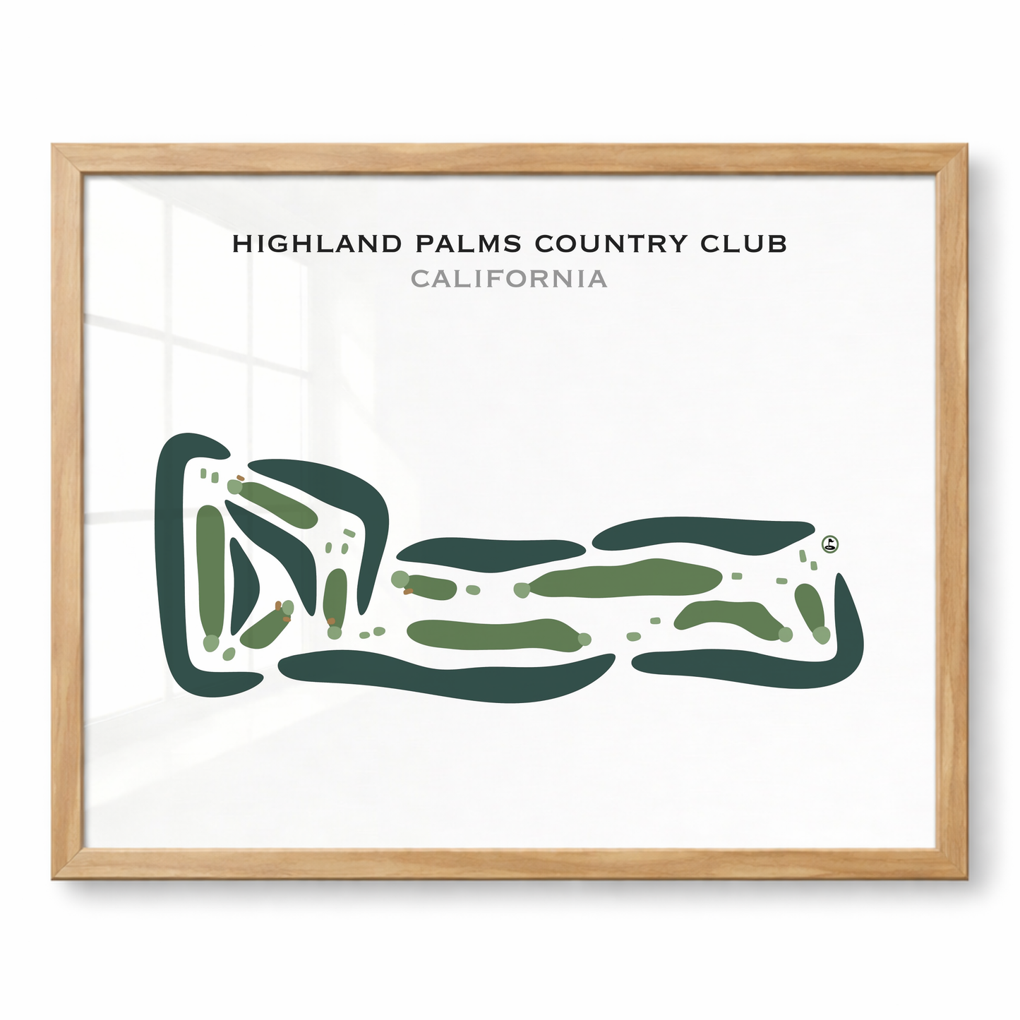 Highland Palms Country Club, California - Printed Golf Courses