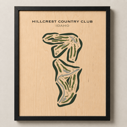 Hillcrest Country Club, Idaho - Printed Golf Courses