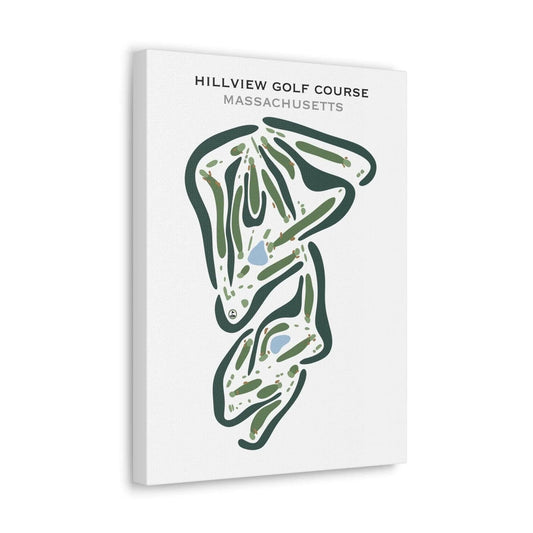 Hillview Golf Course, Massachusetts - Printed Golf Courses