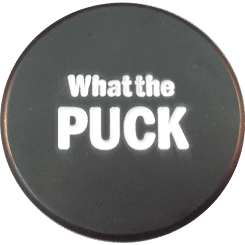 What The Puck Hockey Ball Marker & Hat Clip by ReadyGOLF