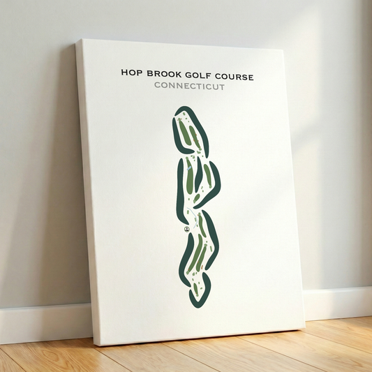 Hop Brook Golf Course, Connecticut - Printed Golf Courses