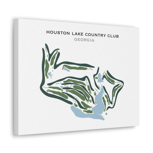 Houston Lake Country Club, Georgia - Printed Golf Courses