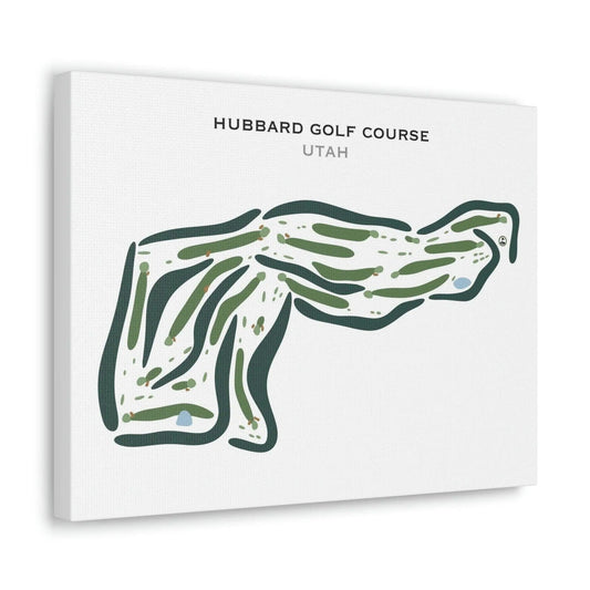 Hubbard Golf Course, Layton Utah - Printed Golf Courses
