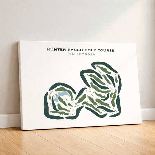 Hunter Ranch Golf Course, California - Printed Golf Courses