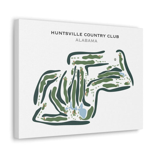 Huntsville Country Club, Alabama - Printed Golf Course