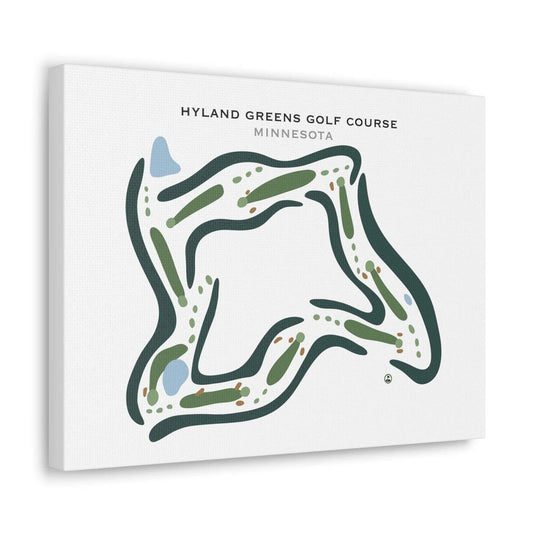 Hyland Greens Golf Course, Minnesota - Printed Golf Courses