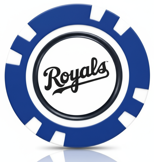 Officially Licensed Kansas CIty Royals Poker Chip Ball Marker
