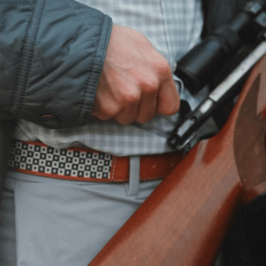 Aztec Checker Belt
