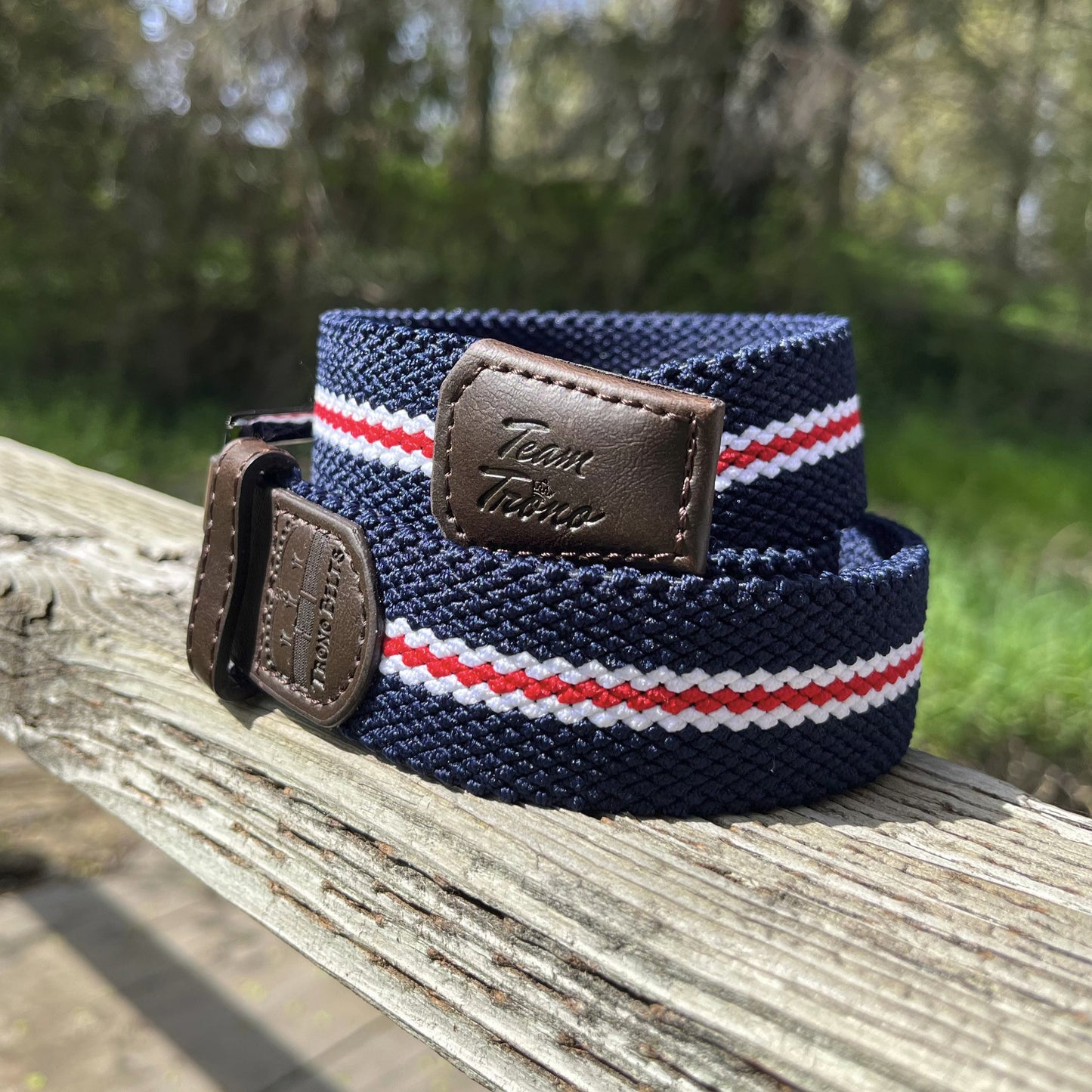 The Pinstripe Premium Stretch Belt