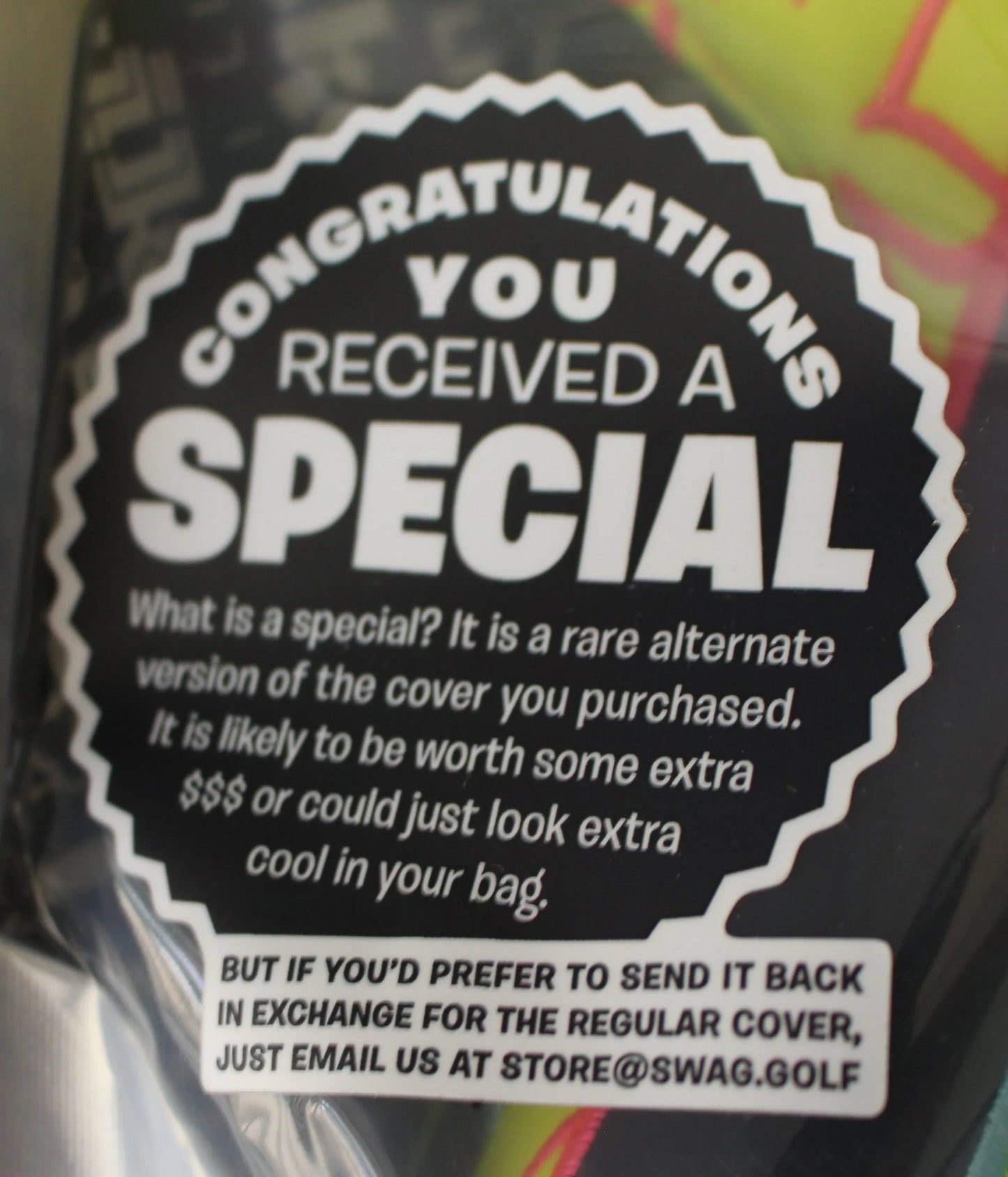 Swag Golf Special Alternate Color Royal Highness Pineapple Express King Blade Putter Headcover - GOLF LEAGUE