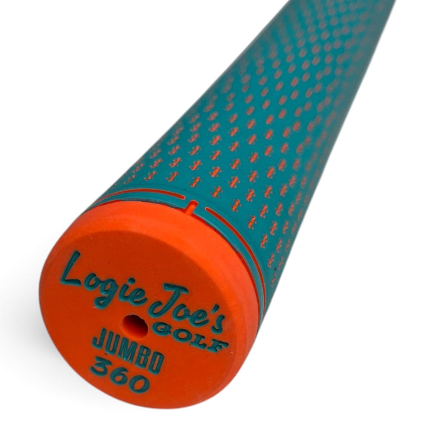 360 Golf Grips | 3 Pack Teal/Orange | Standard, Mid, Jumbo | High-Traction Rubber Grip