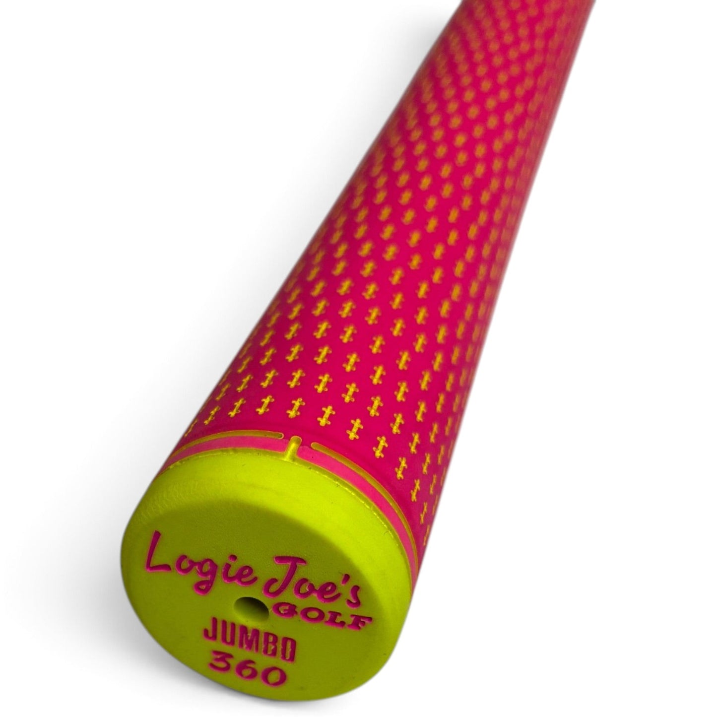 360 Golf Grips | 3 Pack Pink/Yellow | Standard, Mid, Jumbo | High-Traction Rubber Grip