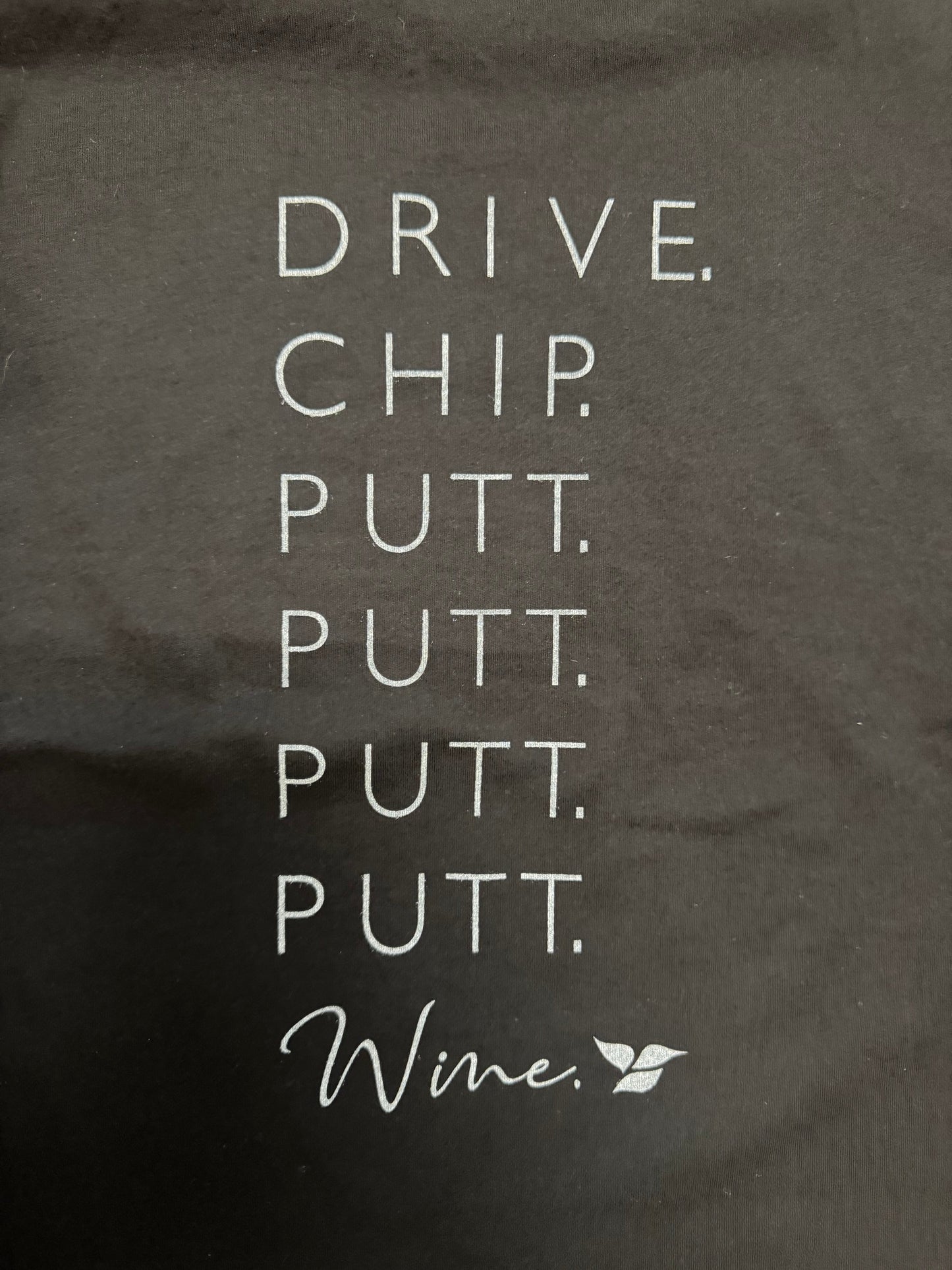 Putt, Putt Wine Crewneck Tee