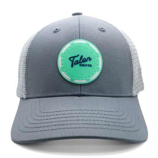 Mint Poker Chip Trucker Hat
