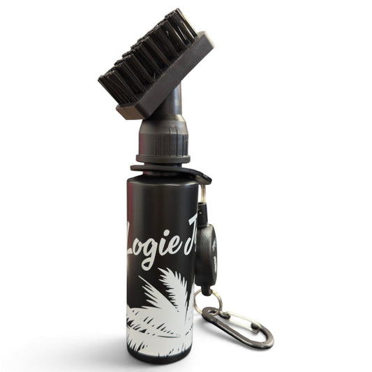 Logie Joe's x Golf Caddy Splash™ Water Brush | 4 oz Refillable Golf Club Cleaner | Retractable Clip, Strong Bristles & Golf Bag Attachment