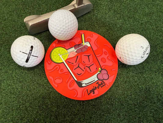 Transfusion Golf Putting Disc | Indoor Practice Marker | Portable Golf Training Aid
