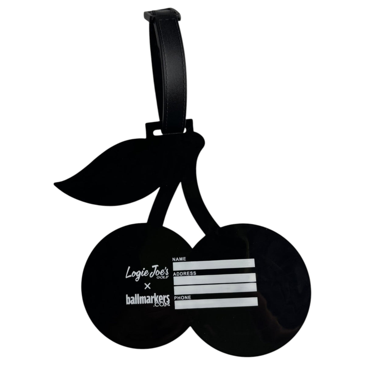 Cherry Bomb Clip-On Tag | Multi-Use Bag Tag, Travel Tag, Golf Accessory