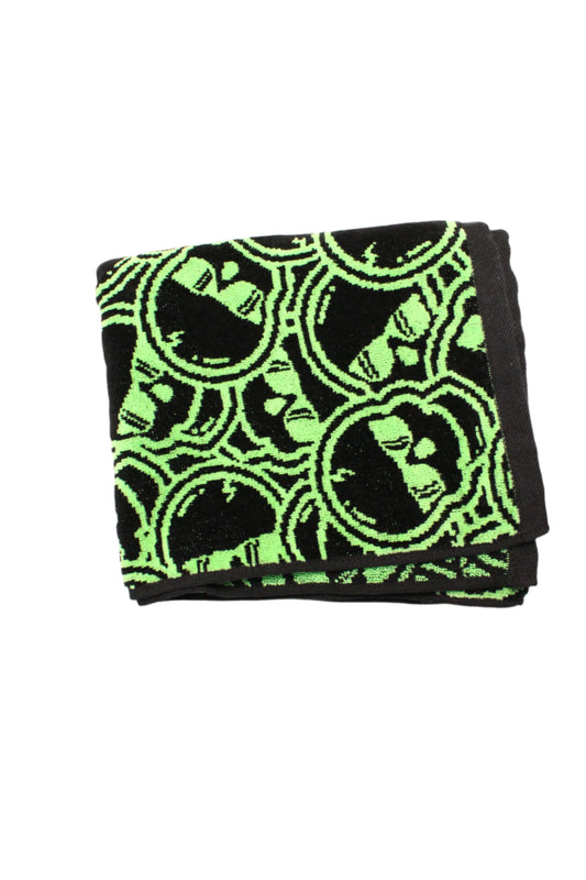 Swag Golf - Stacked Skulls Green/Black Golf Towel - GOLF LEAGUE