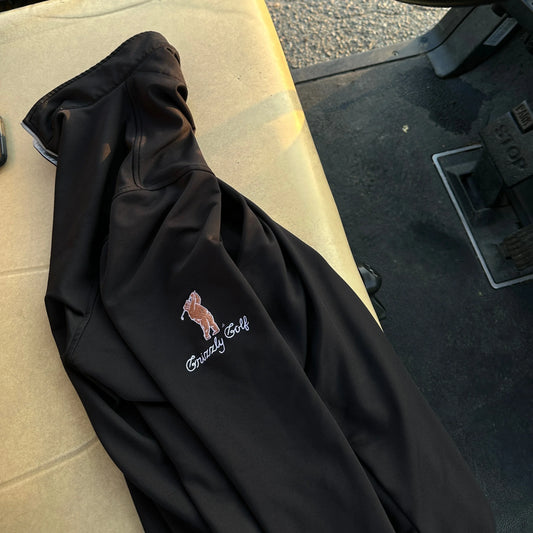 Quarter Zip Pullover - Black - GOLF LEAGUE