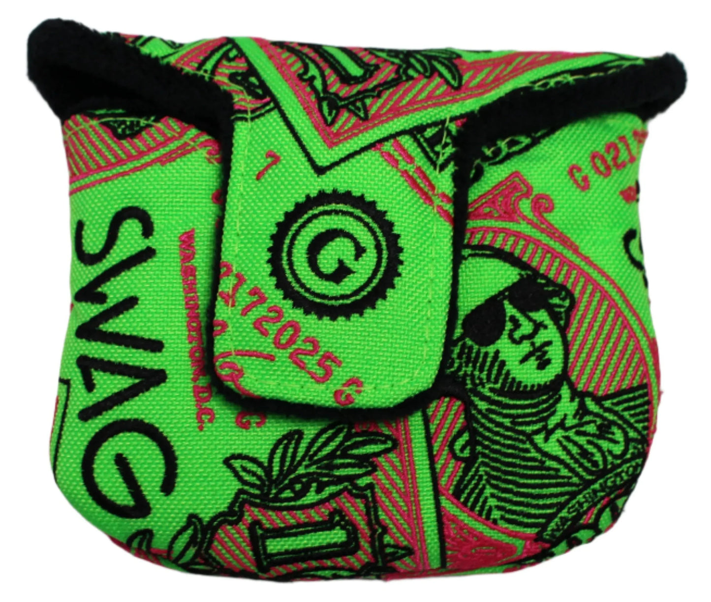 Swag Golf - Almighty Dollar 5.0 Washington Mallet Putter Headcover *opened, no bag* - GOLF LEAGUE