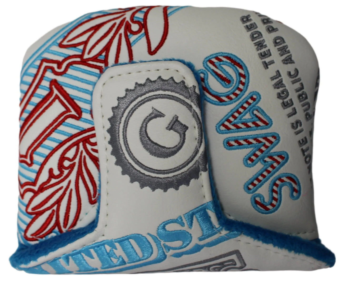 Swag Golf - Gigantic George White Starter Box Mallet Putter Headcover *opened, no bag* - GOLF LEAGUE