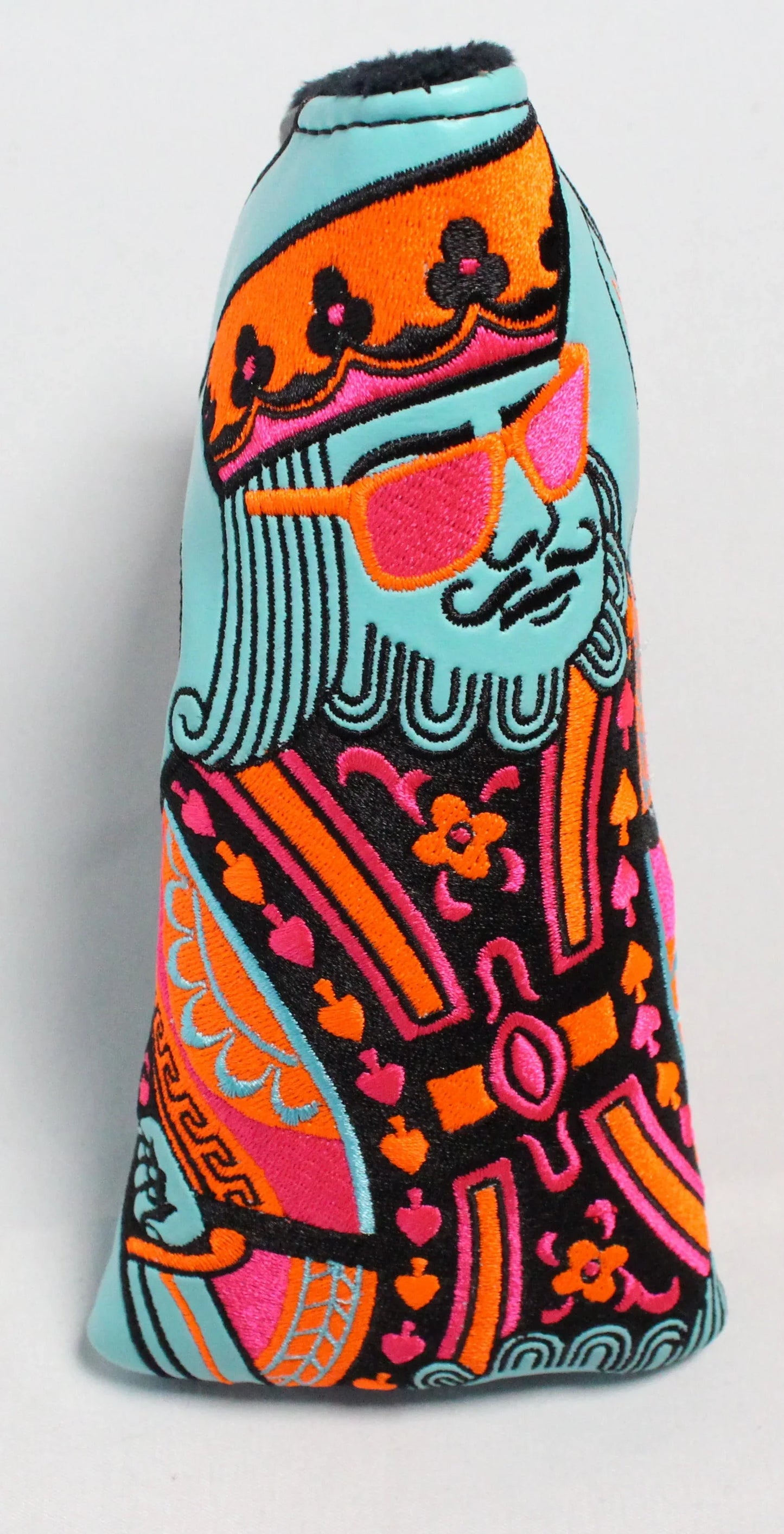 Swag Golf - Swag King Blue/Black/Orange Blade Putter Headcover *opened, no bag* - GOLF LEAGUE