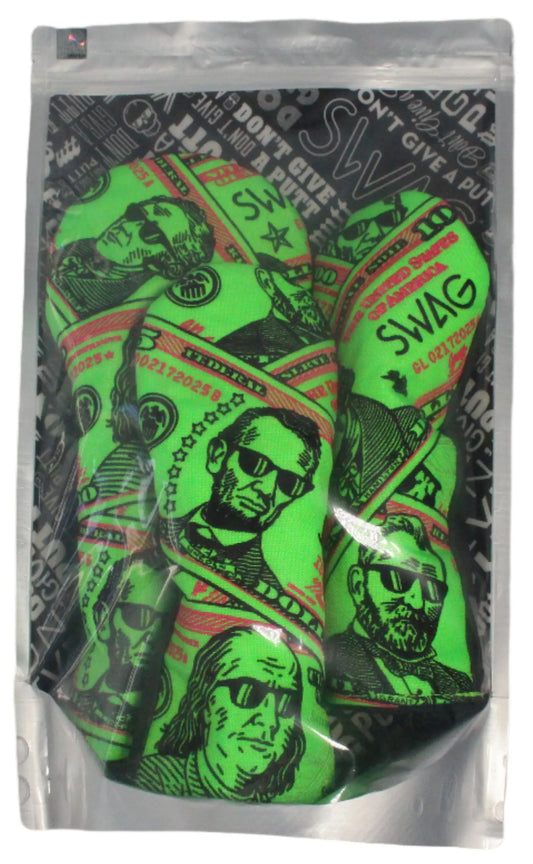 Swag Golf - Almighty Dollar 5.0 Fairway Wood Headcover Set - GOLF LEAGUE
