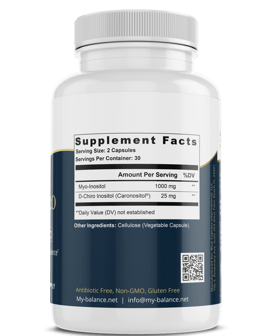 Myo D-Chiro Inositol - Supports Metabolic / Hormonal Balance